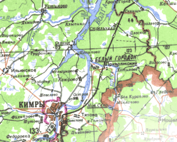 Карта причалов Сосенки, Белый городок
